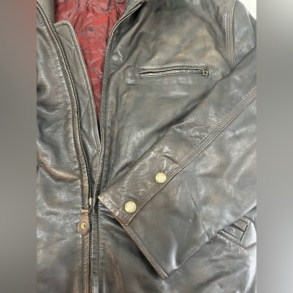 - Faux Leather Moto Jacket size: Large - Picture 2 of 11
